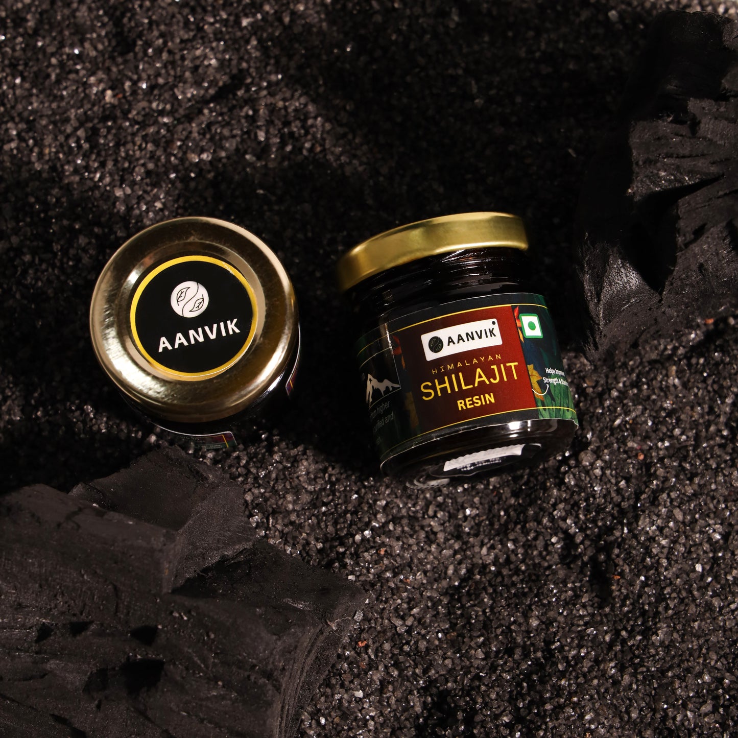 Aanvik Premium Shilajit Resin - Boost Performance | Power, Stamina |Strength | Lab Tested | 100% Pure & Ayurvedic